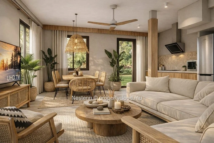 Duplex neuf de 2 chambres