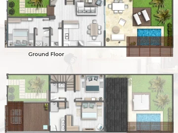 Appartement de 3 Chambres