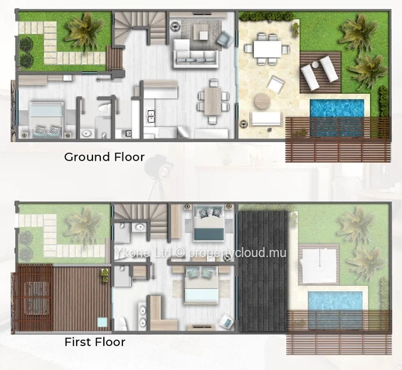 Duplex Neuf (Pds) En Vente À Cap Malheureux