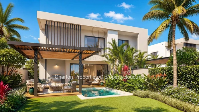 Maison jumelée de 4 chambres avec piscine privée dans un environnement d’exception