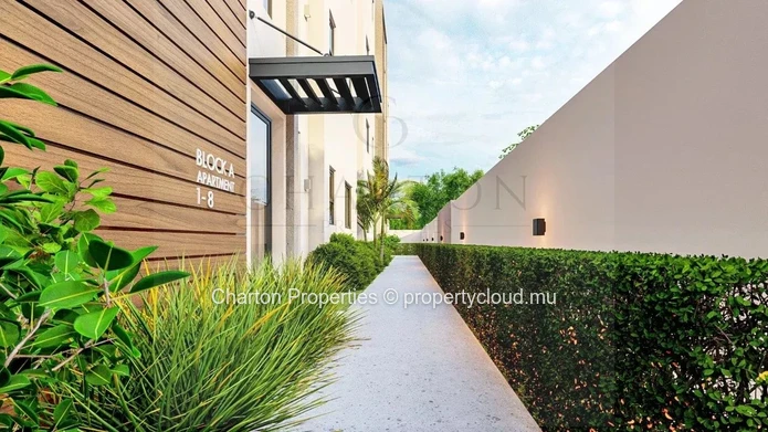 Modern 3-bedroom penthouse with private rooftop in Péreybère