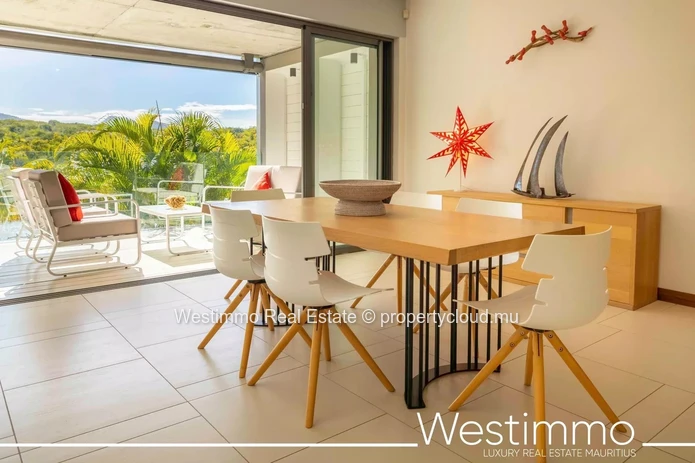 3-bedroom furnished apartment with terrace for rent in Mauritius