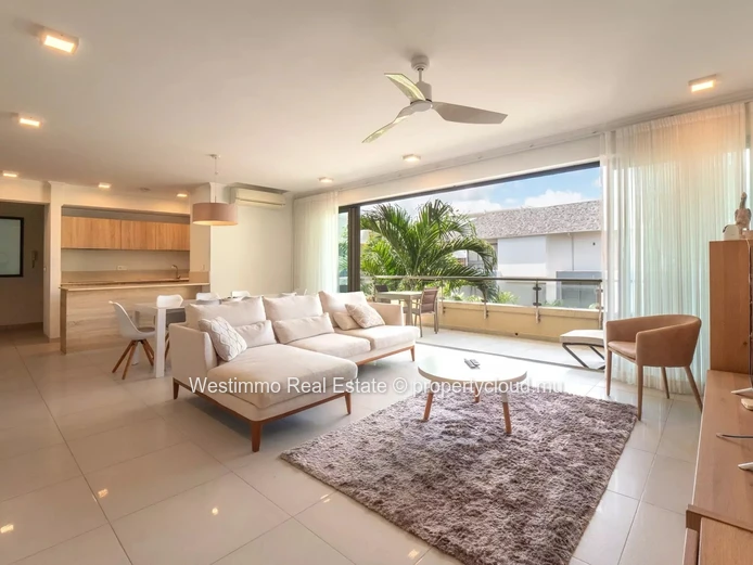 Appartement meublé 3 chambres avec terrasse à l’île Maurice proche golf et plage