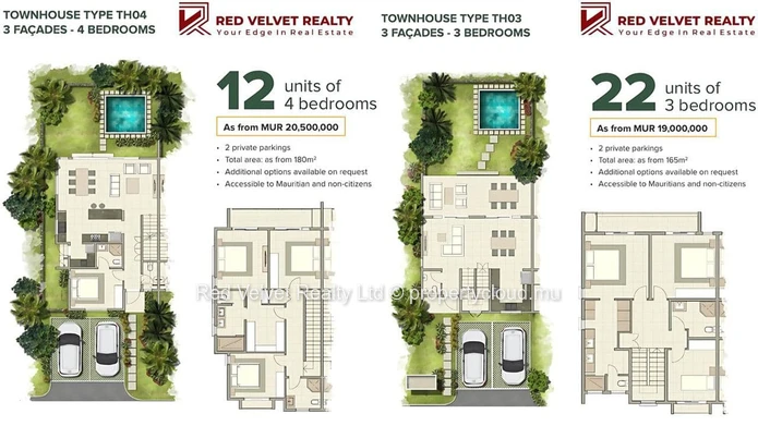 3-Bedroom Townhouse with Private Pool – Flic en Flac