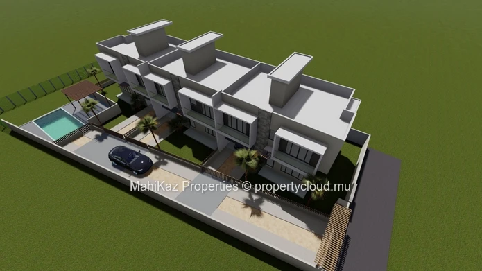 New Luxury Townhouse Project For Sale – Green Creek, Flic en Flac 