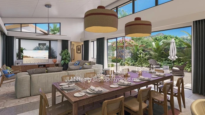 For sale, prestigious villa in a new eco-responsible resort in Tamarin, Mauritius