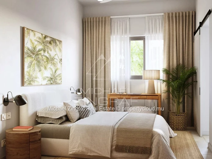 3-Bedroom Penthouse with Direct Rooftop Access – Pointe aux Canonniers