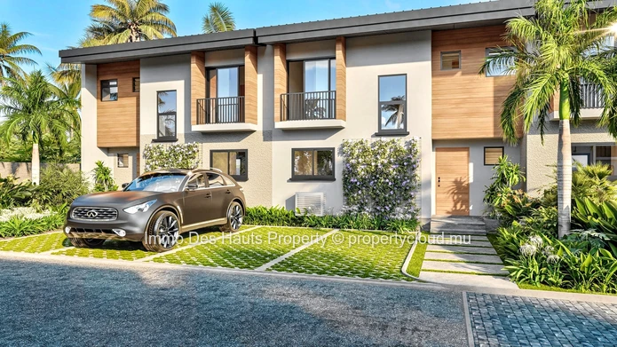 Duplex  de 3 chambres en vente Flic en Flac 