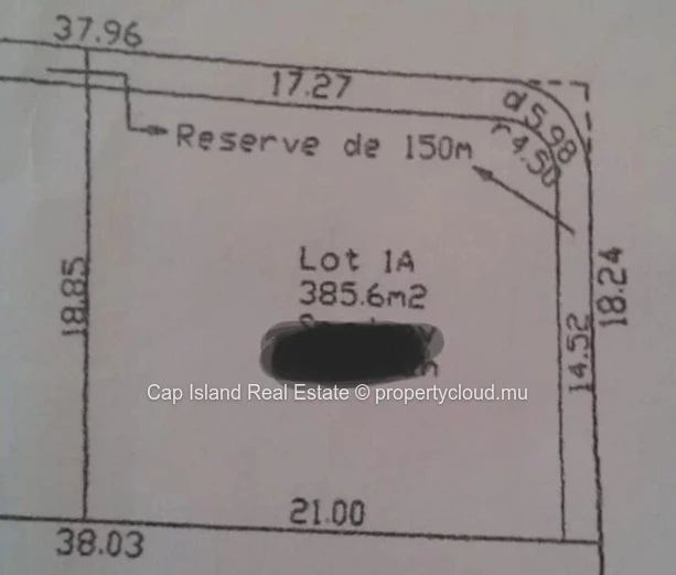 À Vendre – Terrain résidentiel exclusif de 385,6 m² à Grand Baie, avec accès par Péreybère Moulin Cassée et Chemin Vi...