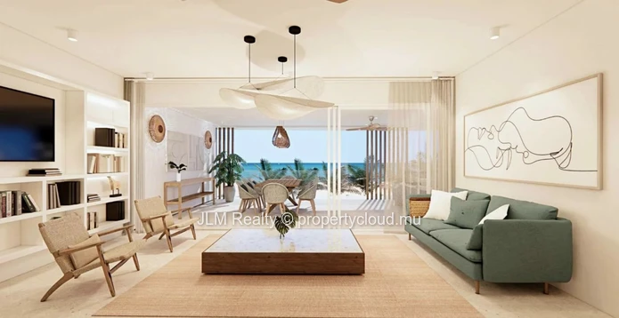 For Sale – Luxury First-Floor Apartment in a Seafront Residence in Balaclava, Mauritius