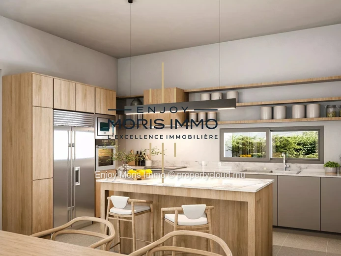 Vente villa neuve - Moderne  4 Chambres avec Piscine –  à Mont Choisy