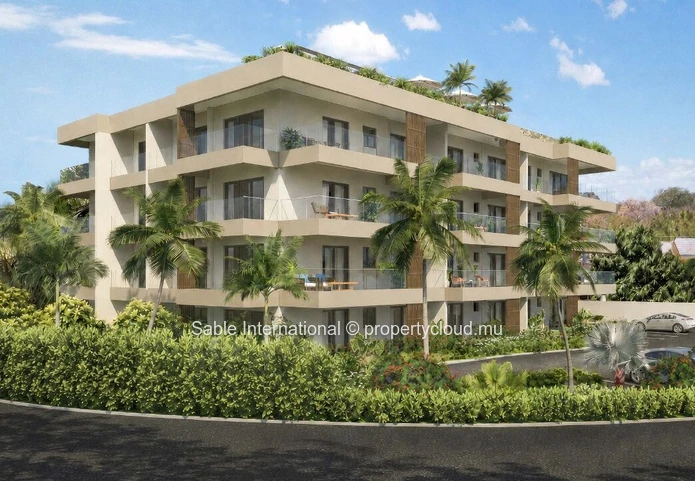 Mont Choisy Beach Apartment with rooftop Pool