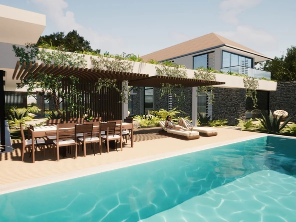 Luxury bioclimatic villa for sale in Anahita, Mauritius – sustainable high-end real estate