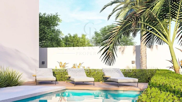 Modern 3-bedroom penthouse with private rooftop in Péreybère