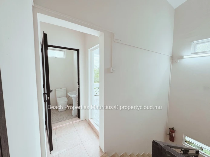 2 bedroom duplex 1 bathroom and guest toilet, communal pool.