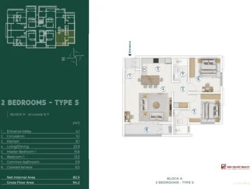 Appartement de 2 Chambres