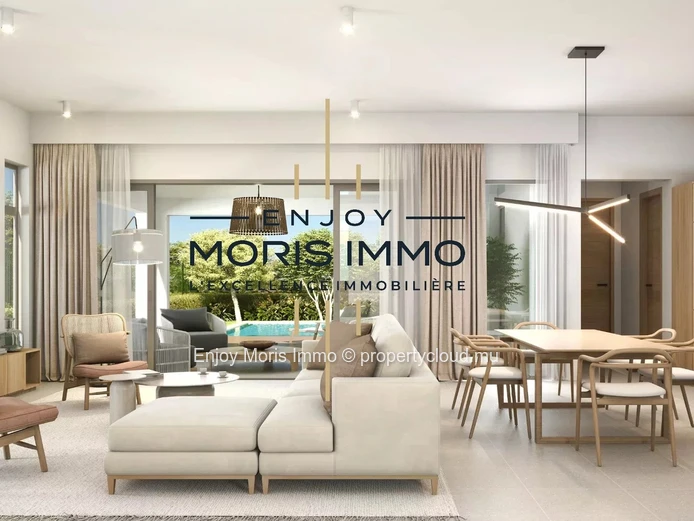 Vente villa neuve - Moderne  4 Chambres avec Piscine –  à Mont Choisy
