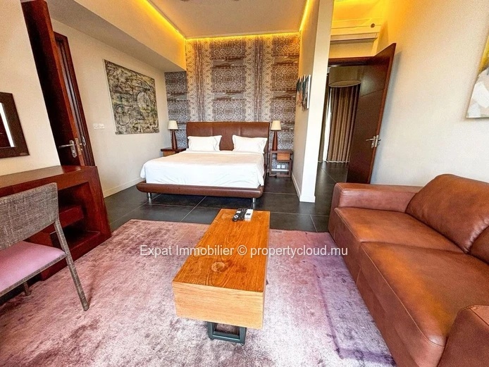Splendid Villa in Secure Residence with Direct Sea Access at Pointe aux Canonniers 