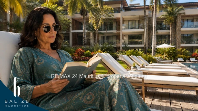 Penthouse 3 ch. avec piscine, étrangers acceptés – Cap Malheureux