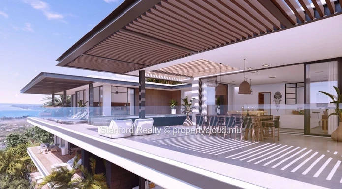 Luxury Penthouse for Sale - 4 Bedrooms, Tamarin, West Mauritius