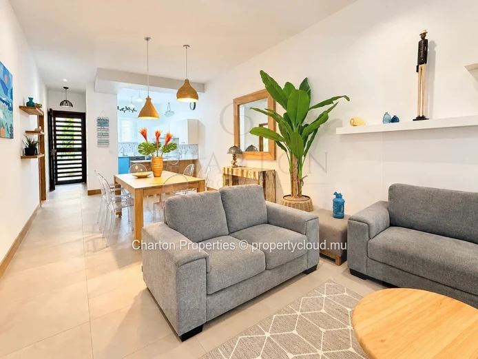 Appartement d’une chambre avec piscine privative et balcon-terrasse à Bain-Bœuf