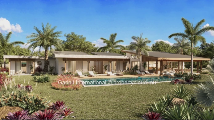 Villa contemporaine de prestige de 4 chambres sur la côte ouest de l'île Maurice