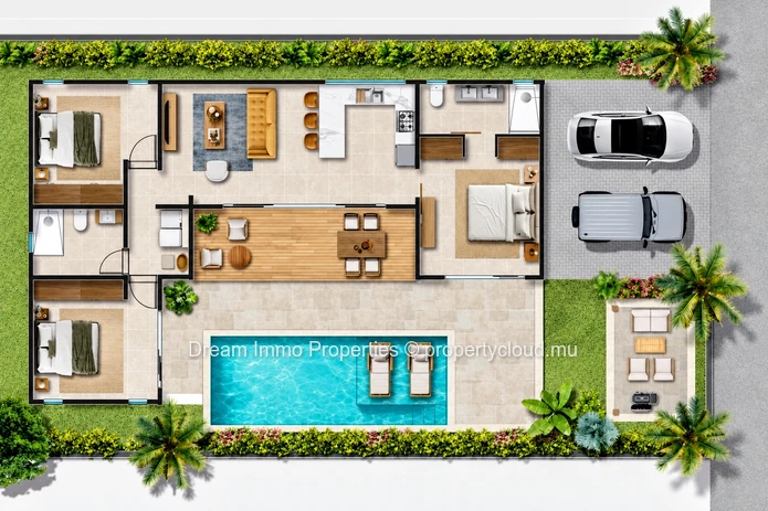 3 Bedroom contemporary villa