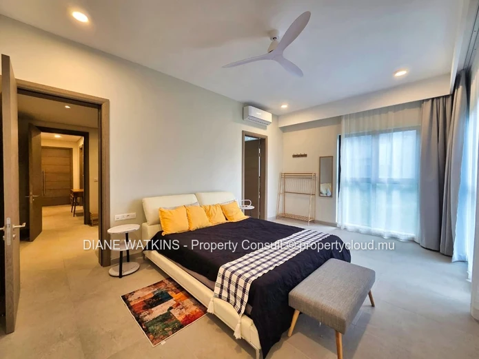 Furnished 2-Bedroom Apartment with Swimming Pool for Rent in Mont Choisy