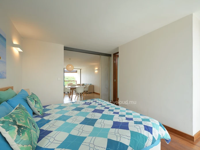 Appartement de 2 chambres en suite, à 2 pas de la plage de Mont Choisy