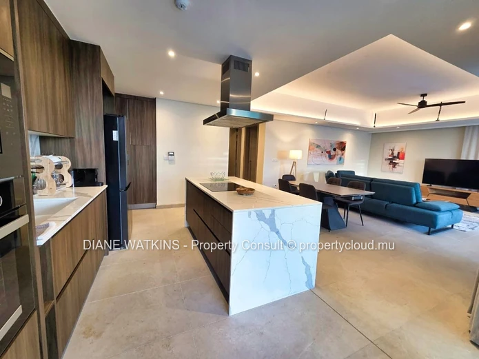 Furnished 2-Bedroom Apartment with Swimming Pool for Rent in Mont Choisy