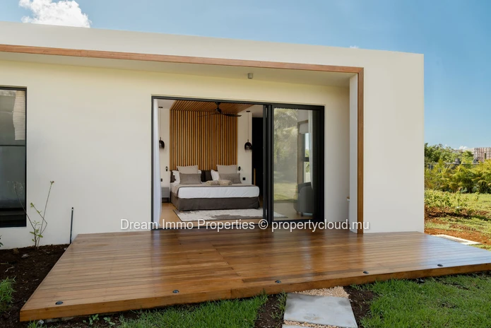 Elégante villa 3 chambres avec vue golf & montagne à Anahita – Ile Maurice