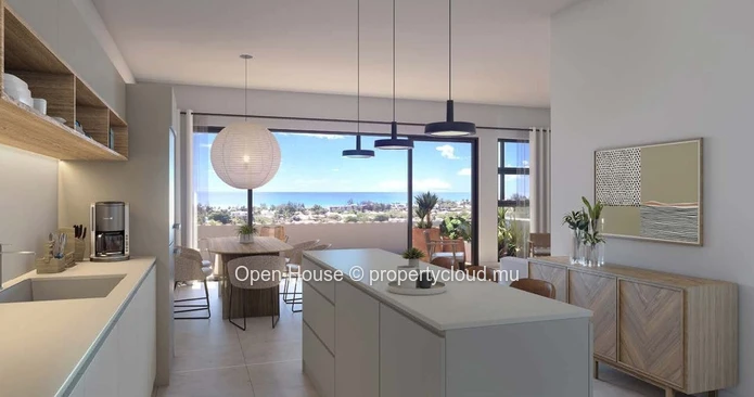 Apartment with a magical sea view. 3 bedrooms, Swimming pool. Accessible to foreigners.