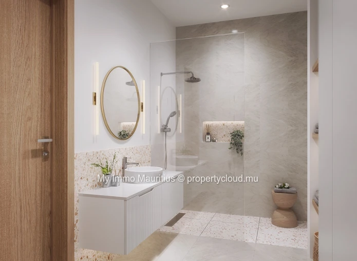 Appartement neuf 3 chambres Tamarin