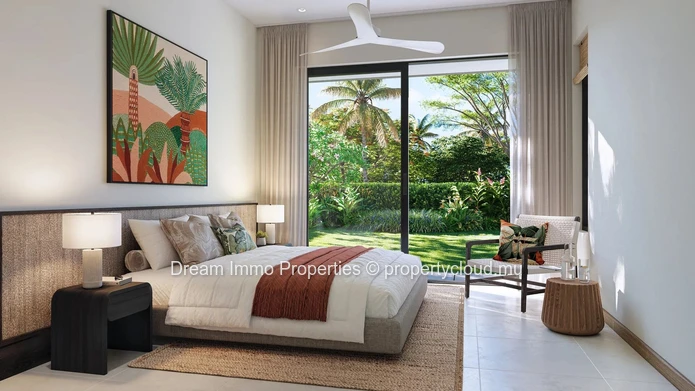 Sublime 3 bedroom villas in a private estate with access to golf, beach & hotels in Beau Champ - Mauritius