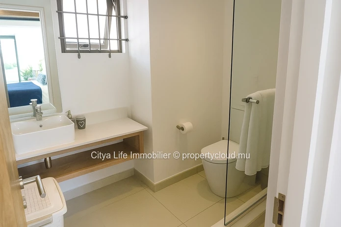 Stunning Beachfront Duplex with Private Pool in Calodyne - Rs!