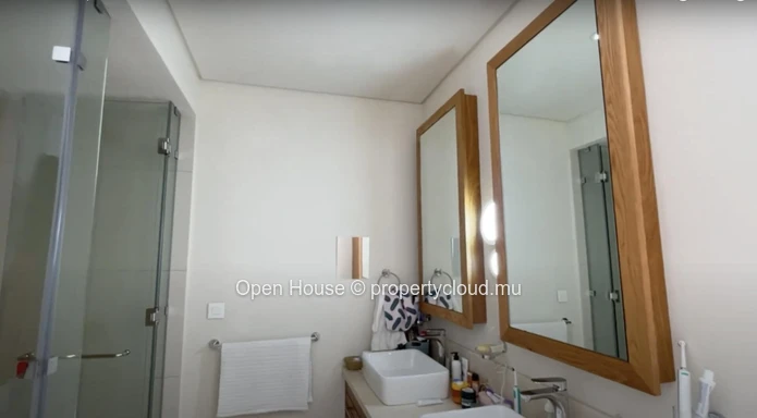 IRS VILLA for sale in Rivière Noire, Black River. 248m² living space, private pool, boat mooring.