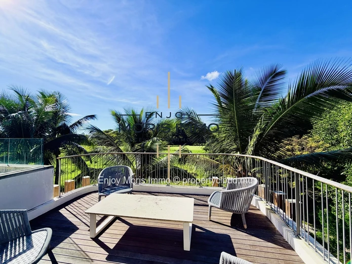 Penthouse for sale – At Mont Choisy Golf Club – Mauritius – Golf course view – 2 bedrooms – Luxury residence