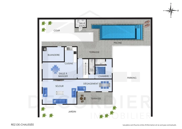 Belle villa moderne de 230 m² à Pereybere – Résidence sécurisée avec piscine (Mandat exclusif)
