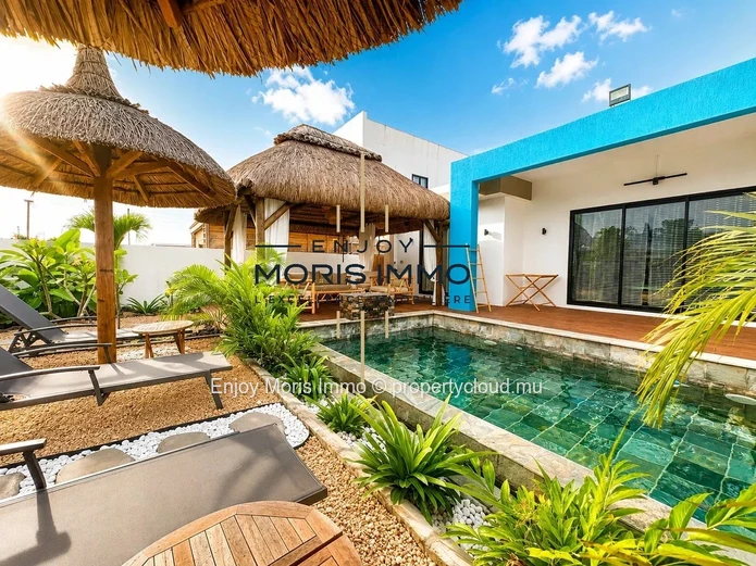 Villa meublée avec piscine à louer à Grand baie/ pereybere  – Île Maurice | 250 m² | 3 chambres | Location longue durée
