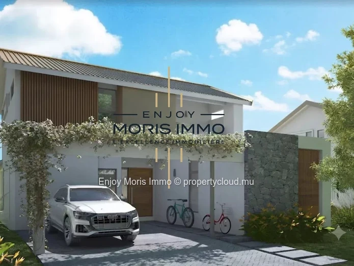 Vente villa neuve - Moderne  4 Chambres avec Piscine –  à Mont Choisy