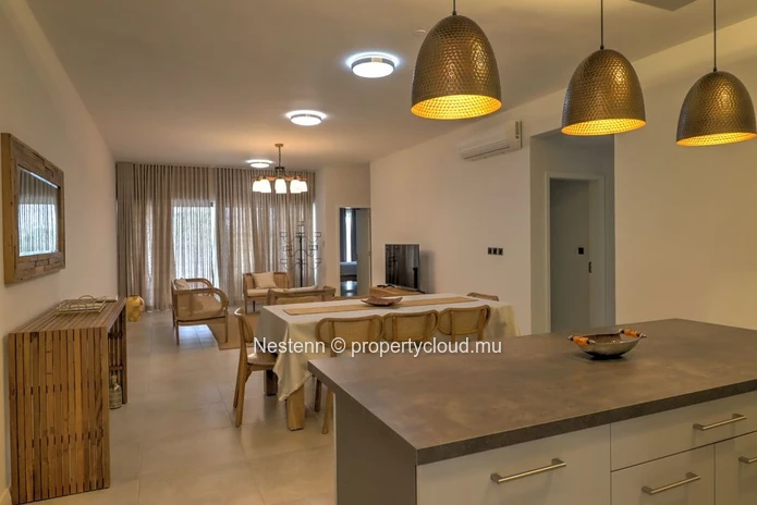 Furnished 3-bedroom apartment in a secured residence 