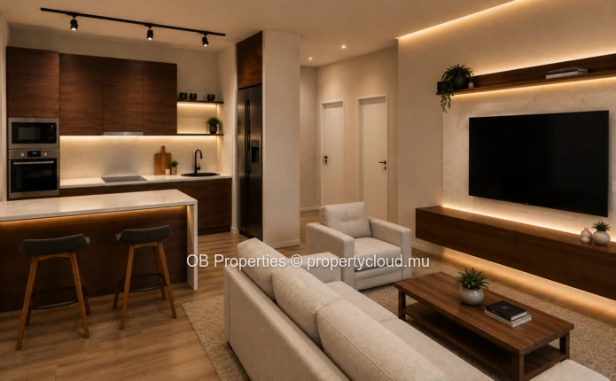 Penthouse spacieux avec vue sur mer