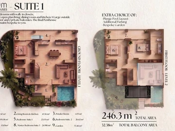 Appartement de 3 Chambres