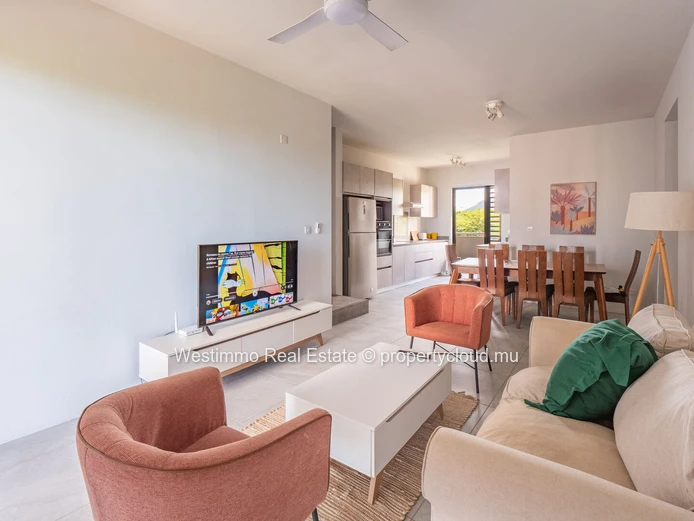 Furnished apartment for rent in Flic en Flac with rooftop