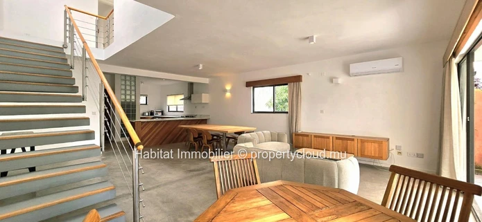 Superb duplex of 177 m², furnished and equipped, in Grand Baie
