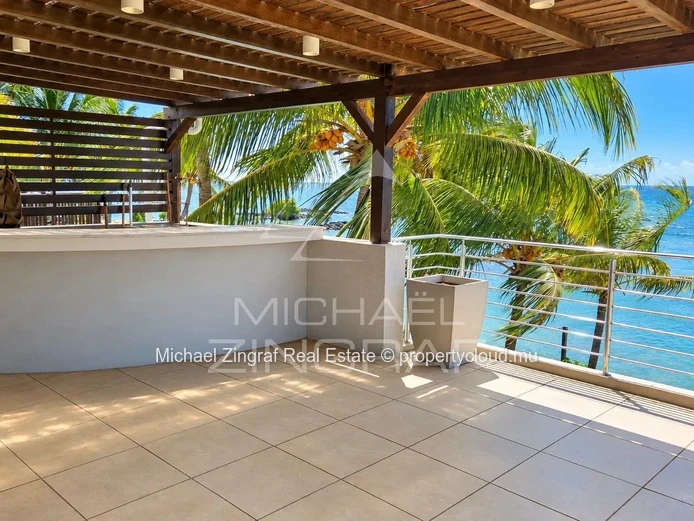 Penthouse en bord de mer avec vue panoramique à Trou-aux-Biches
