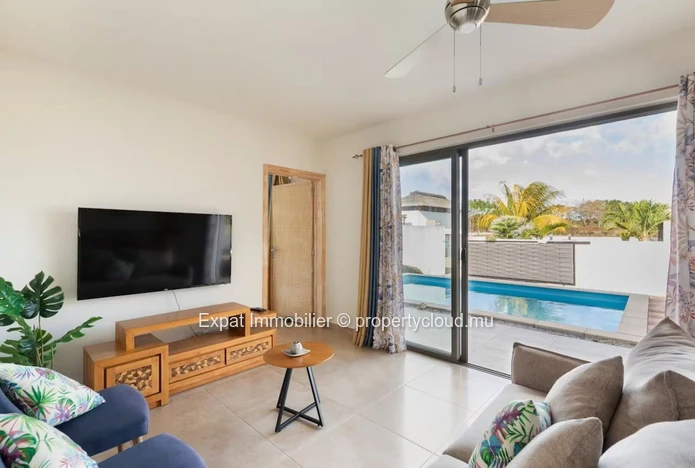 Pleasant 3-Bedroom Villa with Private Pool & Kiosk – For Rent in Grand Baie