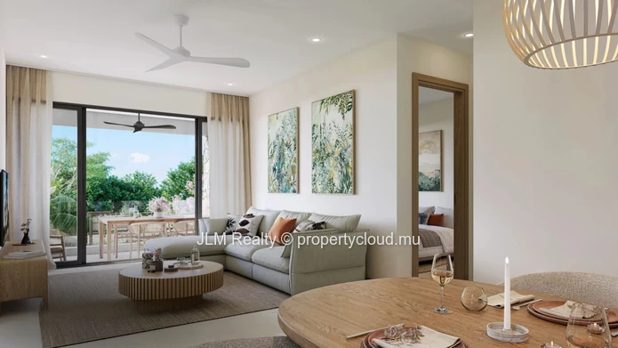 À vendre : Appartement contemporain 2 chambres dans un domaine d’exception, Beau Champ, Île Maurice