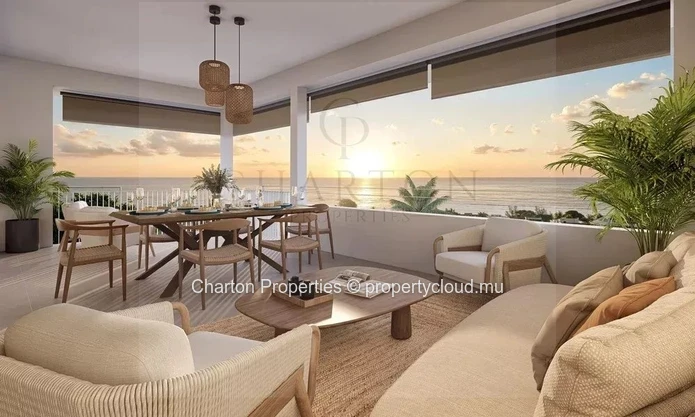 Exceptional 3-bedroom apartment with panoramic views of the lagoon and Le Morne