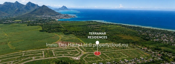Appartement non meublé de 3 chambres au rez-de-chaussée à vendre dans une résidence, Flic en Flac